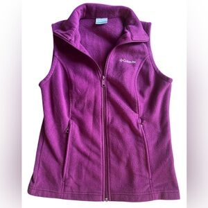 Columbia Women's Purple Benton Springs Fleece Vest Size Small
